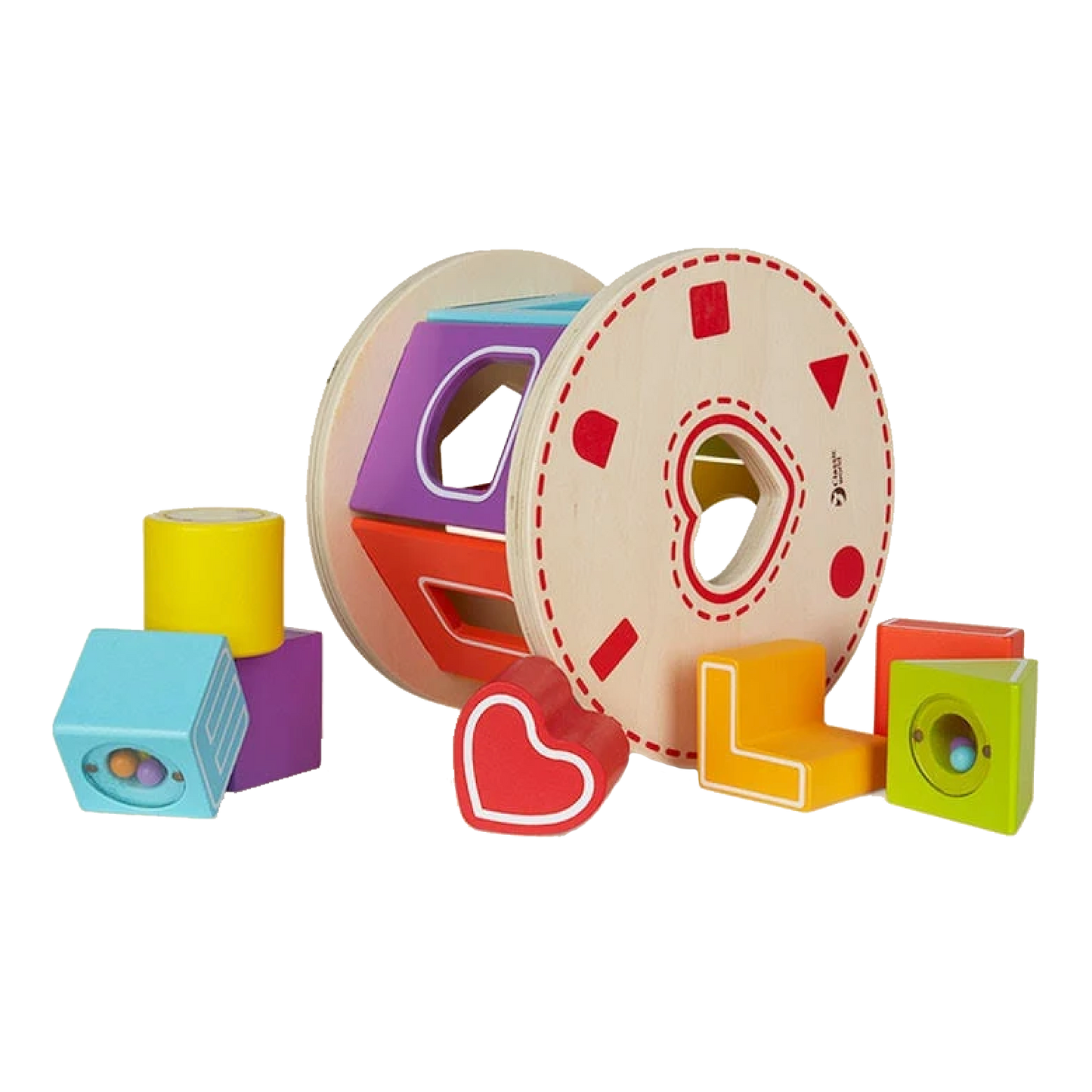 Lulu & Ollie - "I LOVE U" Shape Sorter