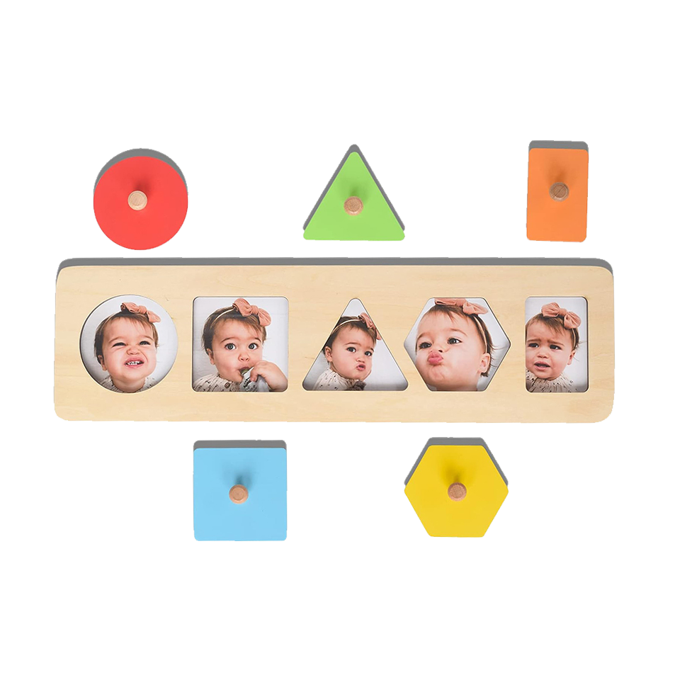 Lulu & Ollie - Family Photos Shape Puzzle